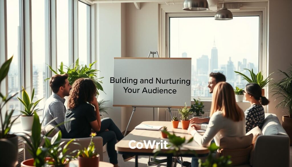 building and nurturing audience